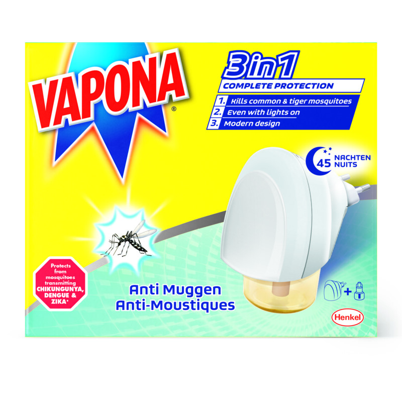 Vapona 3in1 anti muggen apparaat