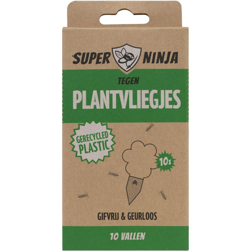 Super Ninja Tegen plantvliegjes gifvrij & geurloos