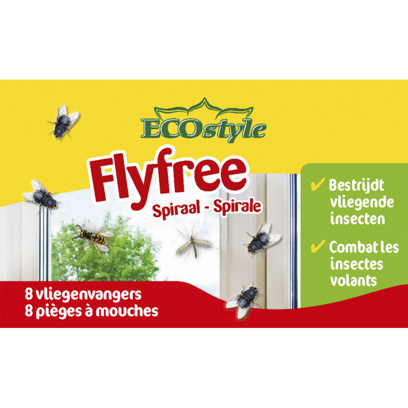 ECOstyle Flyfree spiraal vliegenvangers
