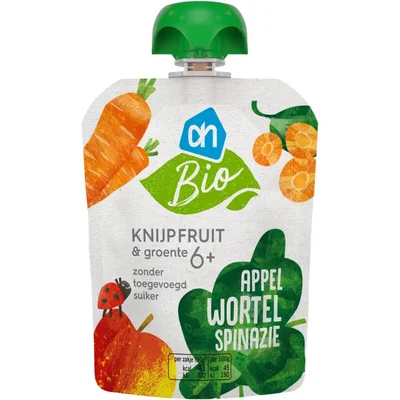 AH Knijpfruit appel wortel spinazie 6m+