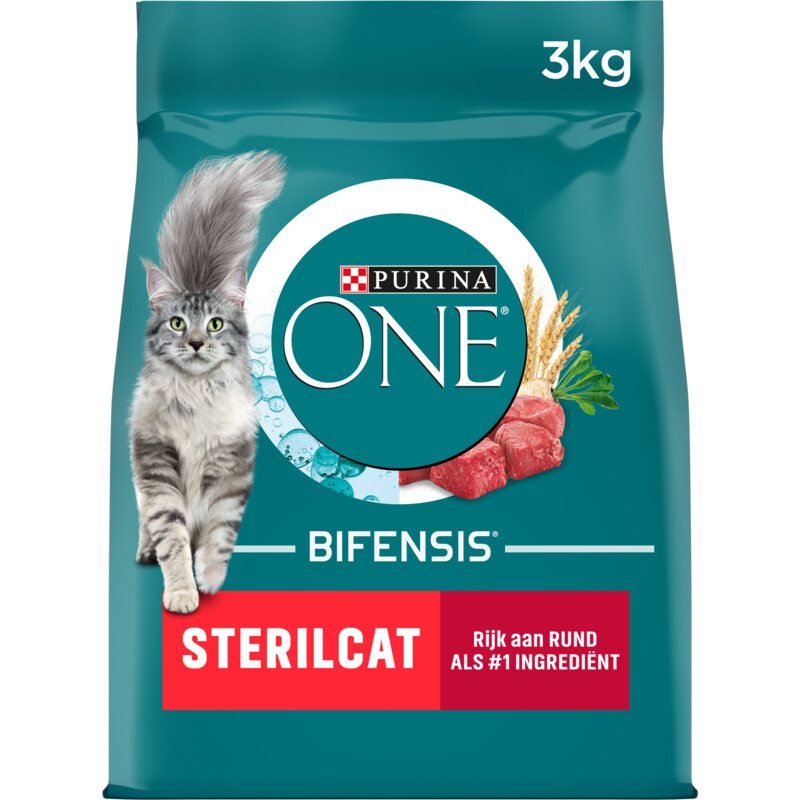 Purina ONE Sterilcat rijk aan rund