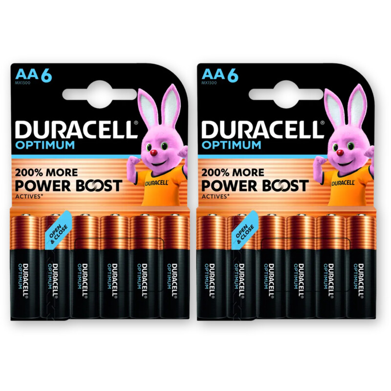 Duracell Optimum AA batterijen 2-pack.