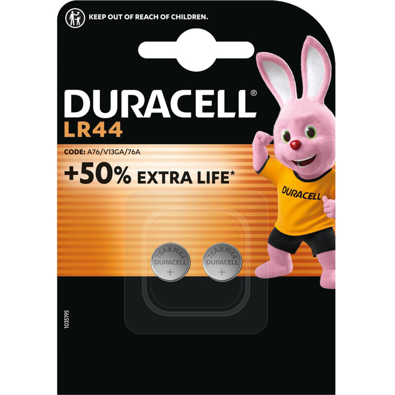 Duracell LR44 specialty alkalinebatterij A76
