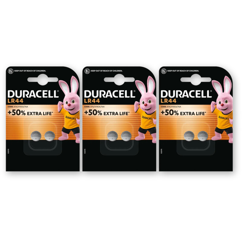 Duracell LR44 specialty alkalinebatterij A76 3-pk