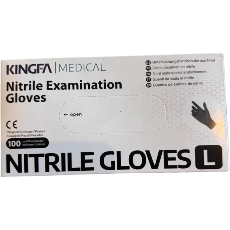 Grill Fanatics Nitril handschoenen zwart