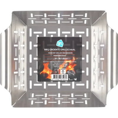 AH Groenteschaal rvs 22x18xcm