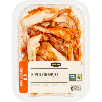 Jumbo Kipfiletreepjes Voorgegaard 135 g