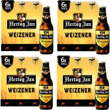Hertog Jan - Weizener Witbier - Fles 4 x 6 x 300 ml