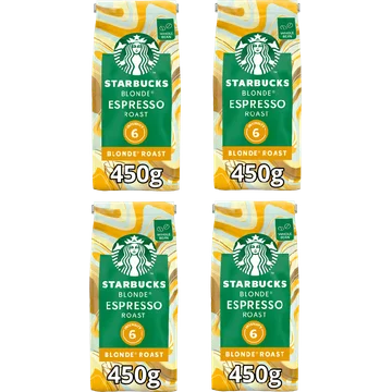Starbucks® Blonde® Espresso Roast koffiebonen 4 x 450 gram