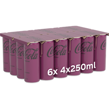 Coca-Cola Zero Sugar Cherry 6x 4x250 ml