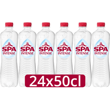 Spa Intense Bruisend Natuurlijk Mineraalwater 24x500ML