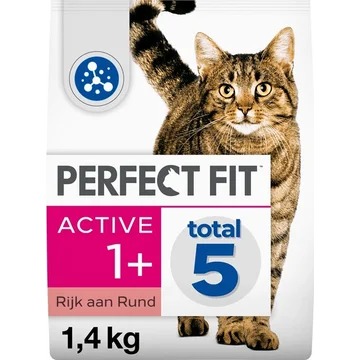 Perfect Fit - Kat - Adult - Active - Kattenbrokken - Rund - 1,4kg