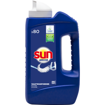 Sun Vaatwaspoeder Classic 80 wasbeurten