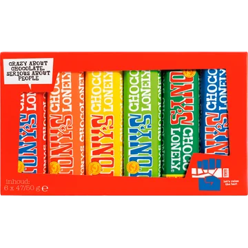 Tony's Chocolonely 6 Stuks