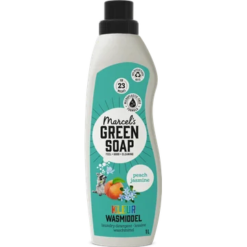 Marcel's Green Soap universeel wasmiddel Perzik & Jasmijn - 23 Wasbeurten