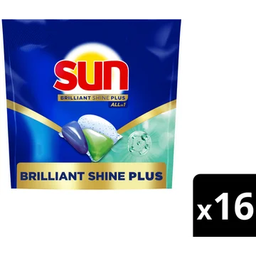 Sun Brilliant Shine Plus Vaatwascapsules All-in 1 16 capsules