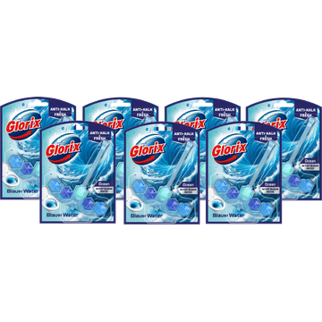 Glorix Blauw Water Ocean Toiletblok 7 x48 g