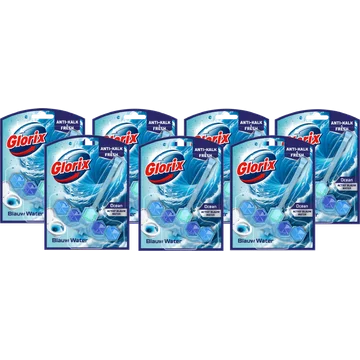 Glorix Blauw Water Ocean Toiletblok 7 x48 g