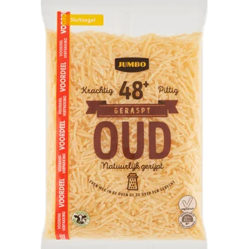 Jumbo Geraspte Oude Kaas 48+ Voordeelverpakking 300 g