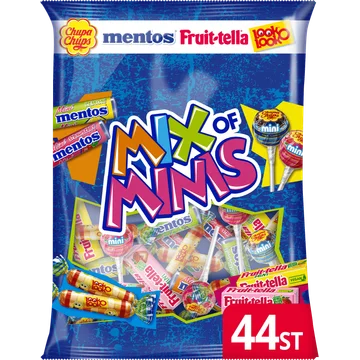 Fruittella Mix of Mini's Vegan Uitdeelzak 44 stuks