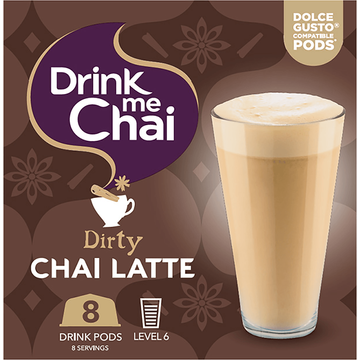 Drink Me Chai Dirty Chai Latte 8 Stuks