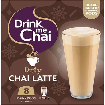 Drink Me Chai Dirty Chai Latte 8 Stuks