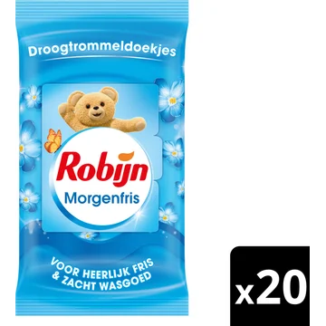 Robijn Droogtrommeldoekjes Morgenfris 20 Stuks