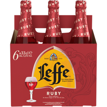 Leffe Ruby Belgisch Abdijbier Fles 330 ml