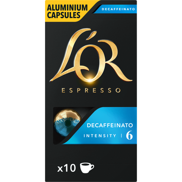 L'OR Espresso Decaffeinato Aluminium Capsules 10 Stuks 52 g