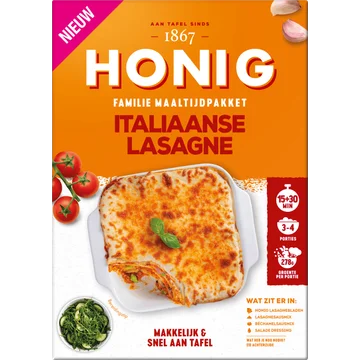 Honig Maaltijdpakket Italiaanse Lasagne 314g