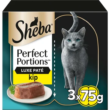 Sheba Perfect Portions met Kip 3 x 2 x 37,5 g