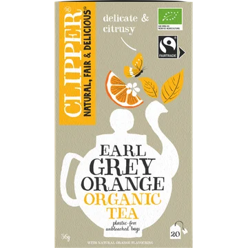 Clipper Earl Grey Orange Organic Tea 20 Zakjes 36 g