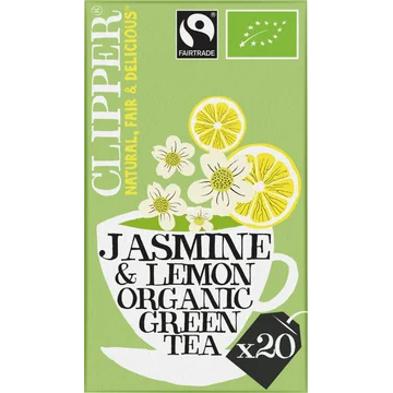Clipper Jasmine & Lemon Organic Green Tea 20 Stuks 34 g