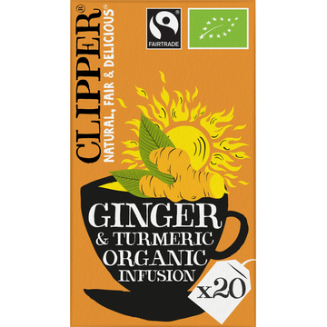 Clipper Ginger & Turmeric Organic Infusion 20 Stuks 36 g