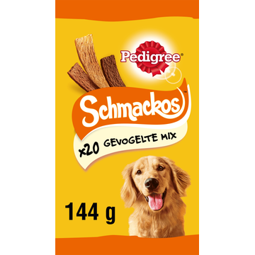 Pedigree Schmackos hondensnacks gevogelte 20 Stuks