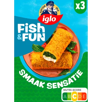 Iglo Fish & Fun Smaak Sensatie 3 Stuks