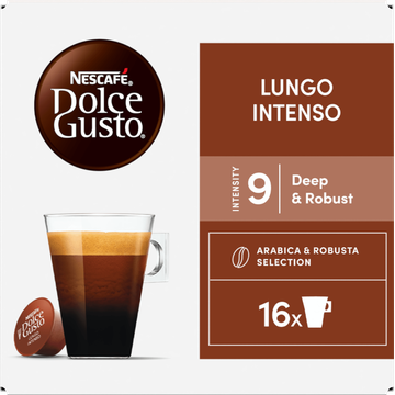 NESCAFÉ Dolce Gusto, Koffiecapsules Lungo Intenso, 16 cups, 144 gr