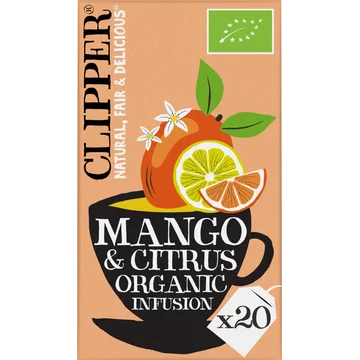 Clipper Mango & Citrus Organic Infusion 20 Stuks 36 g