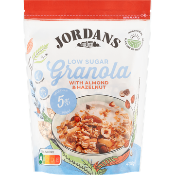 Jordans Low Sugar Granola with Almond & Hazelnut 400 g