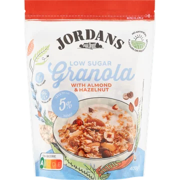 Jordans Low Sugar Granola with Almond & Hazelnut 400 g
