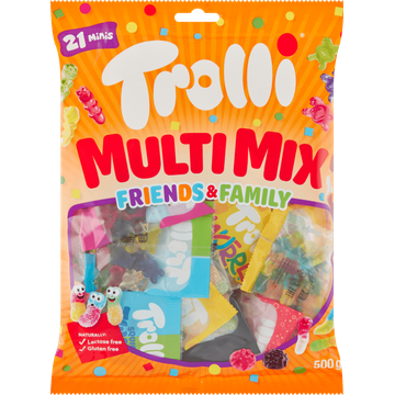 Trolli Multi Mix Friends & Family 21 Stuks