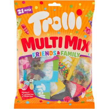 Trolli Multi Mix Friends & Family 21 Stuks