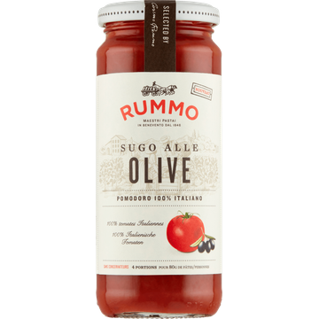 Rummo Sugo Alle Tomatensaus met Olijven 340 g