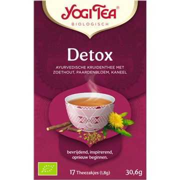 Yogi Tea Biologisch Detox Thee 17 Stuks 30,6 g