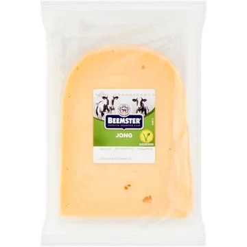 Beemster Jonge Kaas 48+ Plakken ca. 220 g