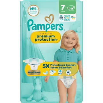 Pampers Premium Protection Maat 7, 17 Luiers