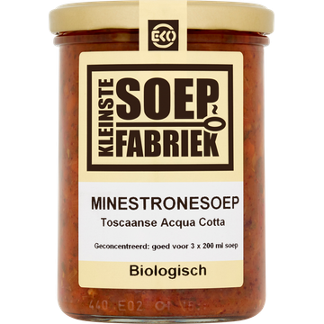 KleinsteSoepFabriek Minestronesoep Biologisch 400 ml