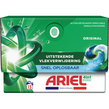 Ariel All-in-1 Pods Wasmiddel Original 15 Wasbeurten
