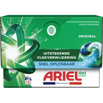 Ariel All-in-1 Pods Wasmiddel Original 15 Wasbeurten