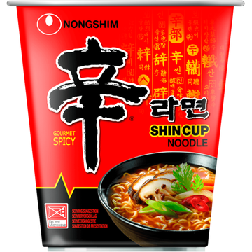 Nongshim Shin Cup Noodle Soup 68 g